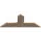 Ekena Millwork Portland Smooth Timber Gable Bracket, Douglas Fir, 36"W x 15"H x 1 1/2"D x 5 1/2"F, 10/12 Pitch GBW036X15X0206POR00SDF - alternate 3